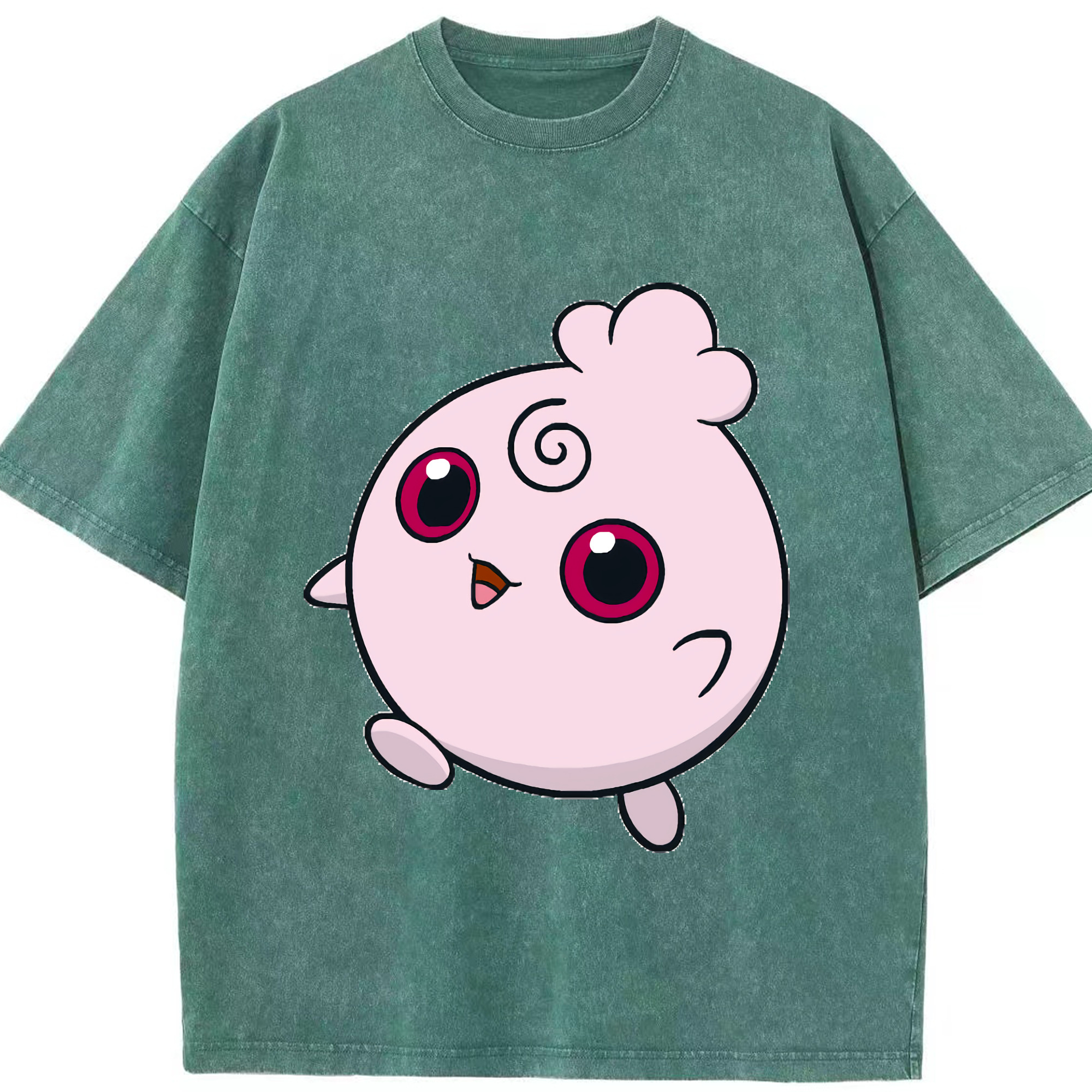（画像用） ポケットモンスター Pokémon 綿100% ヴィンテージ風 半袖Tシャツ（フロントプリント）